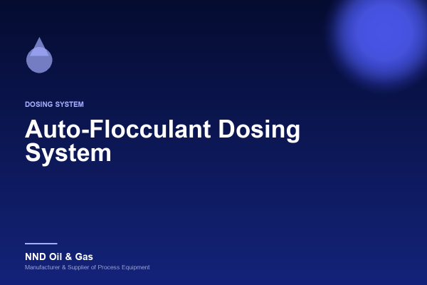 Auto-Flocculant Dosing System